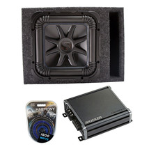 Kicker L7S12 Solo-Baric Subwoofer Vented Box With Cxa800.1 Amp &amp; Install... - $932.99