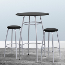 Black Bar Height Table Set YB-YJ922-GG - $138.95