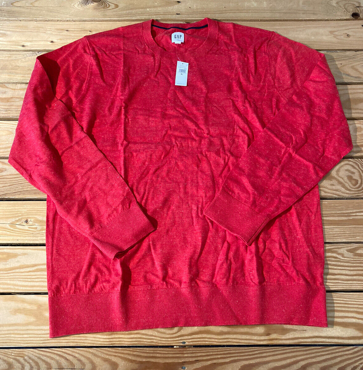 gap NWT men’s pullover sweater size XL red G9 - £14.16 GBP