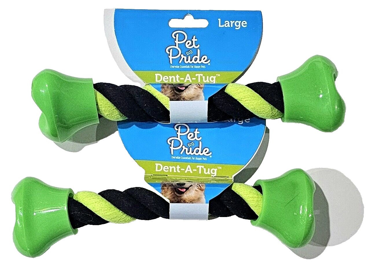 Primary image for Pet Pride Everyday Essentials For Happy Pets Dent-A-Tug Large Green Dog Toy