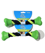 Pet Pride Everyday Essentials For Happy Pets Dent-A-Tug Large Green Dog Toy - £15.95 GBP