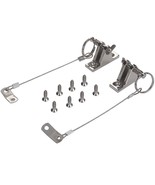2 Pack Bimini Top 90Deck Hinge With Quick Release Pin W/Drop Cam &amp; Sprin... - $32.99