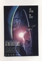 Lot 6 Star Trek Generations Postcards 1994 Picard Data Worf   - £6.94 GBP