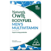 Nature&#39;s Own Bodyfuel Men&#39;s Multivitamin - Multi Vitamin for Energy 60 Tablets - £74.14 GBP