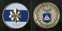 CHALLENGE COIN  LIEUTENANT COLONEL US AIR FORCE AUXILIARY CIVIL AIR PATROL - $19.95