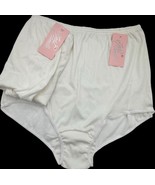 Vintage Lady Camille 2 Pair Underwear Granny Panties Size 13 Solid White... - $40.45 CAD