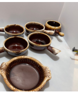 Larg Set 6pc McCoy Brown Drip Glaze Pottery #7050, Baking Dish 0871 - €36,59 EUR