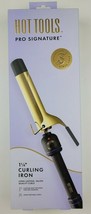 Hot Tools Pro Signature Gold Curling Iron | Long-Lasting, Defined Curls, 1-1/4 &quot; - £25.63 GBP