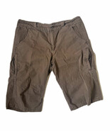 Jeremiah Mens American Legacy Cargo Shorts 38 Brown Flat Front - $9.06