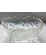 Vintage Mikasa Ice Castles textured Oval Serving Bowl 8 5/8&quot; x 4 1/4&quot; Tall - £15.96 GBP