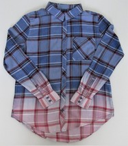 Arizona Brand Women&#39;s Ombre&#39; Flannel Shirt Size Medium (Juniors) - £11.99 GBP