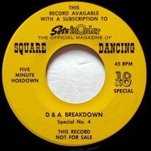 Five Minute Hoedown - &quot;Chinese Breakdown&quot;  / &quot;D &amp; A Breakdown&quot; 7&quot; Vinyl Promo 45 - £4.57 GBP