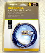 Targus Laptop Notebook Monitor Combination Cable Lock AntiTheft Device Defcon CL - £12.75 GBP