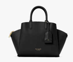 Kate Spade Avenue Medium Crossbody Leather Satchel ~NWT~ Black - £228.87 GBP