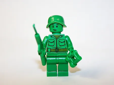 Gift Toys Little Green Plastic Army Man Toy Story Minifigure Mini Action... - $7.89