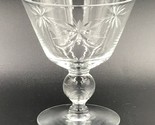 Vintage Atomic Starburst Monongahela 4&quot; Champagne / Sherbet Glasses Set ... - $21.95