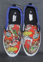 Warner Brothers LOONEY TUNES &quot;That&#39;s All Folks&quot; Lightweight Slip-on Shoes Men&#39;s - £36.53 GBP