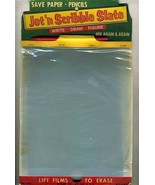 Jot&#39;N Scribble Slate Vintage Toy Write Draw Figure Stickless Corp - £38.84 GBP
