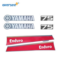 Oversee Yamaha Enduro 75HP Graphics /Sticker Kit For Top Cowling Outboard Engine - £23.98 GBP