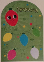 Greeting Christmas Card Grandson &quot;You make every season Bright! Merry Christmas&quot; - £1.18 GBP