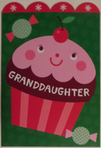Greeting Christmas Card Granddaughter &quot;Who needs Christmas treats? ...&quot; - £1.18 GBP
