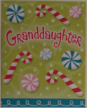 Greeting Christmas Card Granddaughter &quot;Hope your Christmas Day is one th... - $1.50