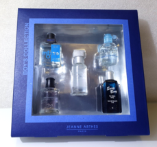 J EAN Ne Arthes Boy´S Collection ✱ 5 Mini Miniature Perfumes Gift Box ~ France - £47.98 GBP