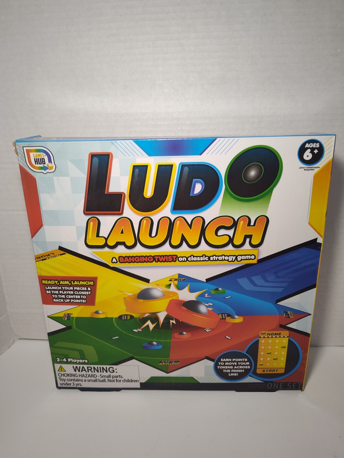 Ludo Launch Banging Twist On A Classic Strategy Board Game Family Play G... - $24.74