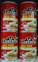 6X LA COSTENA SALSA VERDE PARA ENCHILADAS - 6 de 420g c/u - ENVIO PRIORIDAD - £25.51 GBP