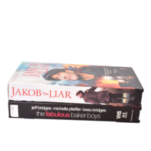 Lot of 2 VHS Movies Jakob the Liar &amp; The Fabulous Baker Boys - £10.35 GBP