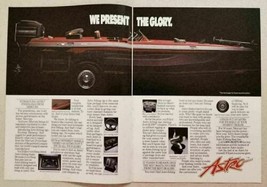 1989 Magazine 4-Pg Booklet Mercury Outboard Motors &amp; Astro Boats  Brunsw... - £9.44 GBP