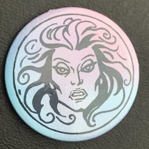 Spirit Of Halloween Scary Woman Pin Button Pinback - £7.87 GBP