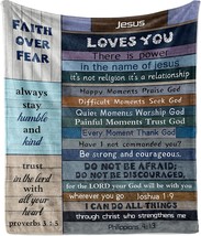 Christian Gifts For Women Faith Blanket 50&quot; X 60&quot; - Best Gifts For Christian - £30.41 GBP