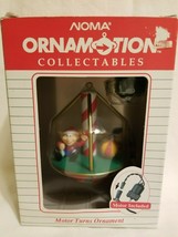 NOMA 1989 Ornamotion ELF MERRY GO ROUND 2331 Motion COLLECTIBLE ORNAMENT... - $34.65
