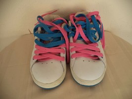 Boy's Or Girl's White Route 66 Tennis Shoes. Size 10 1/2. Lace Up. - $15.84