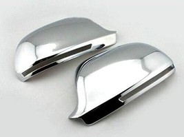 Chrome Silver Side Mirror Cover Caps for Audi A3/A4/A5/A6/Q3 - £55.18 GBP