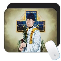 Saint Andrew Dung Lac : Gift Mousepad Vietnamese Catholic Priest Christian Relig - £10.43 GBP
