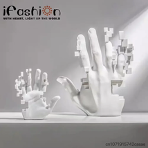 Artistic Hand Statue Abstract Home Decoration Accessories Art Sculpture Nordic  - £33.51 GBP