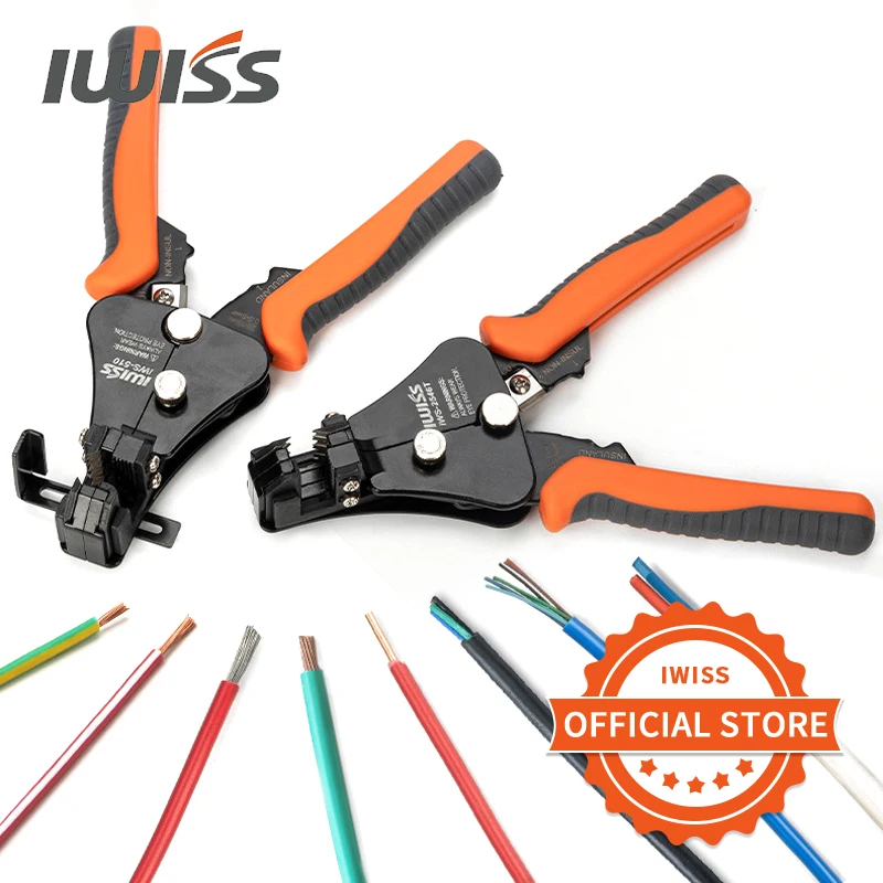 IWISS 7&quot;Wire Stripper 3In1 Automatic Tool,Wire Crimping Plier Cutting Stripping - £21.95 GBP