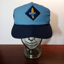 Vtg Blue Boy Scouts/ Cub Scouts Snapback Hat - £7.81 GBP
