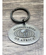 Missionaries of Africa Vintage Metal Keychain Build Heal Teach Preach KG JD - $146.84 MXN