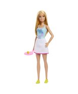 Barbie Tennis Player Doll (12 inches) with Cute Tennis Outfit with Shirt... - $24.99