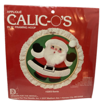 Appliqué Kit Framing Hoop Santa Calic-O's Designs for the Needle 2203 NEW Vtg - $8.88