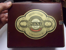 Cigar Box, Wood, MAGNA,  Nicaragua - £4.69 GBP