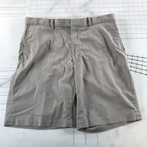 RLX Ralph Lauren Shorts Mens 36 Grey  Pinstripe Cotton Blend Above Knee ... - $22.76