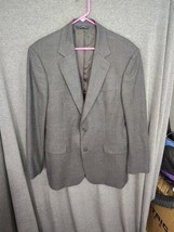 Brooks Brothers 346 Stretch Wool Suit Jacket Blazer Sport Coat Men 40R Gray - $30.53