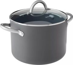 GreenPan Lima Hard Anodized Healthy Ceramic Nonstick 8QT Stock Pot with ... - $78.21