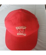 Nebraska Cornhuskers Huskers Football Hat Cap NCAA 7-7 1/2 size.  Some w... - £20.61 GBP