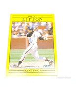 1991 Fleer Baseball Card Greg Litton San Francisco Giants OF #266 - £0.77 GBP