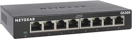 New Net Gear Gigabit Ethernet Unmanaged Switch, Ethernet Splitter (GS308... - $44.99